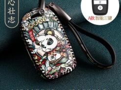 Cover chiave telecomando per KIA Rio Rio5 Sportage Ceed Cerato K3 KX3 K4 K5 Cerato Sorento Optima Cerato Picanto - Custodia protettiva in pelle per telecomando per KIA Rio Rio5 Sportage Ceed Cerato K3 KX3 K4 9