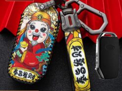 Cover chiave telecomando per KIA Sportage R GT Stinger GT Sorento Ceed CD Cerato Forte 2018 2019 4 Cover chiave telecomando per KIA Sportage R GT Stinger GT Sorento Ceed CD Cerato Forte 2018 2019 - Custodia protettiva in pelle per telecomando per auto custodia protettiva Fob per KIA Sportage R GT 2