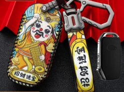 Cover chiave telecomando per KIA Sportage R GT Stinger GT Sorento Ceed CD Cerato Forte 2018 2019 6 Cover chiave telecomando per KIA Sportage R GT Stinger GT Sorento Ceed CD Cerato Forte 2018 2019 - Custodia protettiva in pelle per telecomando per auto custodia protettiva Fob per KIA Sportage R GT 4