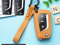 Cover chiave telecomando per Toyota Auris Corolla Reiz Avensis Verso Yaris Aygo Rav4 Scion TC IM 2017 2016 - Custodia protettiva in pelle tpu per telecomando per Toyota Auris Corolla Reiz Avensis Verso Yaris Aygo 4