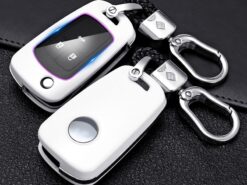 Cover chiave telecomando per Buick GM Chevy Chevrolet Cruze Camaro Equinox - Custodia protettiva per chiave in ABS in fibra di carbonio custodia protettiva per telecomando senza chiave 4