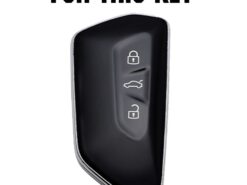 Cover chiave telecomando in silicone per Volkswagen Golf MK8 2020 Skoda - Custodia protettiva per custodia protettiva per coperture chiave telecomando per Volkswagen Golf MK8 2020 Skoda accessori 2