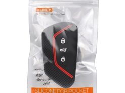 Cover chiave telecomando in silicone per Volkswagen Golf MK8 2020 Skoda - Custodia protettiva per custodia protettiva per coperture chiave telecomando per Volkswagen Golf MK8 2020 Skoda accessori 5