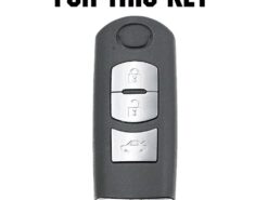 Cover chiave telecomando per Mazda 3 5 6 CX-5 CX-3 CX-8 Atenza 2018-2020 4 Cover chiave telecomando per Mazda 3 5 6 CX-5 CX-3 CX-8 Atenza 2018-2020 - Fibra di carbonio chiave di Fob della cassa della copertura di Shell dell automobile per Mazda 2