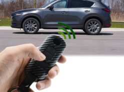 Cover chiave telecomando per Mazda 3 5 6 CX-5 CX-3 CX-8 Atenza 2018-2020 6 Cover chiave telecomando per Mazda 3 5 6 CX-5 CX-3 CX-8 Atenza 2018-2020 - Fibra di carbonio chiave di Fob della cassa della copertura di Shell dell automobile per Mazda 4