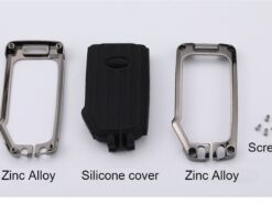 Cover chiave telecomando per KIA Sportage R GT Stinger GT Sorento Ceed CD Cerato Forte 2018 2019 - Fob protettivo della copertura della cassa chiave a distanza dell automobile della lega per KIA Sportage 5