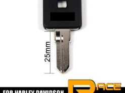 Chiave telecomando per HARLEY DAVIDSON SPORTSTER 883 1200 SPORTSTER-883 SPORTSTER-1200 - For HARLEY DAVIDSON SPORTSTER 883 1200 Motorcycle Uncut Blank Key Blade Keys Rings SPORTSTER 883 SPORTSTER 2