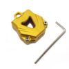 Cover Chiave telecomando per XVS1100 XJR400 XP500 XVS650 XV1900 BT1100 MT03 MT01 XJR1200 XJR1300 - Gold Motorcycle Key Cover CNC Key Shell Cap Aluminum For XVS1100 XJR400 XP500 XVS650 XV1900 BT1100