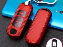 Cover chiave telecomando per Mazda 2 3 5 6 8 Axela Atenza CX-3 CX4 CX5 CX7 CX9 RX MX5 Miata 8 Cover chiave telecomando per Mazda 2 3 5 6 8 Axela Atenza CX-3 CX4 CX5 CX7 CX9 RX MX5 Miata - In fibra di carbonio TPU Car key case shell portafoglio per Mazda 2 3 5 6 5