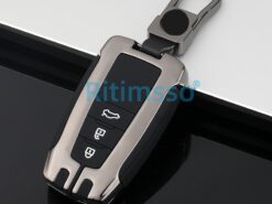 Cover chiave telecomando per Toyota CHR C-HR Prado Prius Camry Corolla RAV4 2017 2018 2019 - In lega di zinco coperture della copertura della cassa chiave dell automobile della copertura del Silicone 2