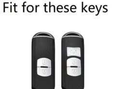 Cover chiave telecomando per Mazda 2 Mazda 3 Mazda 5 Mazda 6 CX-4 CX-5 CX-7 CX-9 Atenza Axela MX5 Stylin - La cassa della copertura di cuoio chiave dell automobile Fob protegge per Mazda 2 Mazda 3 2