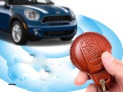 Cover chiave telecomando per BMW MINI COOPER S ONE JCW F54 F55 F56 F57 F60 CLUBMAN COUNTRYMAN - Leatner Cover portachiavi auto per BMW MINI COOPER S ONE JCW F54 F55 F56 F57 F60 5