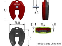 Cover chiave telecomando per Ducati MONSTER 695 696 795 796 / 899 959 1199 1299 Panigale Streetfighter Diavel - Motorcycle Key Cover Protection Shell Case for Ducati MONSTER 695 696 795 796 899 959 1199 2