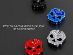 Cover chiave telecomando per MOXIAO 500MG 500MS Honda Suzuki Yamaha Kawasaki Ducati Benelli - Motorcycle Key Protection Cover Aluminum Shell CNC Case for MOXIAO 500MG 500MS Honda Suzuki Yamaha Kawasaki 3