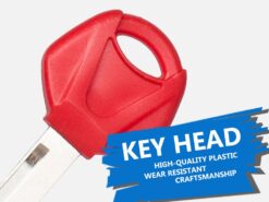 Chiave telecomando per YAMAHA YZF XJR1300 FJR1300 MT09 MT07 XJ6 TMax FZ8 R3 R1 R6 FZ1 FZ4 FZ6 XT660 - Motorcycle Uncut Blade Right groove Blank Key For YAMAHA YZF XJR1300 FJR1300 MT09 MT07 XJ6 TMax 3