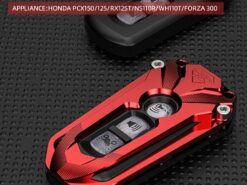 Cover chiave telecomando per Honda PCX150 PCX125 RX125 FI FORZA 300 WH110T-6A/7 NS110R - Motorcycle key protective shell cover for Honda PCX150 PCX125 RX125 FI FORZA 300 WH110T 6A 7 1