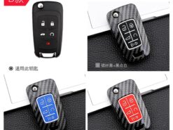 Cover chiave telecomando per Buick Chevrolet Cruze Aveo Trax Opel Vauxhall J Mokka Encore Astra Corsa Meriva Zafira Antara - Nuova copertura della cassa chiave dell automobile per Buick Chevrolet Cruze Aveo Trax Opel Vauxhall J 4