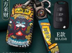 Cover chiave telecomando per Kia RIO K2 K3 K5 Ceed Cerato Sportage SOUL per Hyundai Verna i20 i30 4 Cover chiave telecomando per Kia RIO K2 K3 K5 Ceed Cerato Sportage SOUL per Hyundai Verna i20 i30 - Nuova custodia in pelle a 3 pulsanti per custodia portachiavi per Kia RIO K2 K3 K5 2