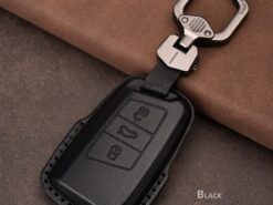 Cover chiave telecomando per Volkswagen VW Magotan Passat B8 Golf per Skoda Superb A7 - Nuovo portachiavi in pelle con telecomando per auto portachiavi Shell Fob per Volkswagen VW Magotan Passat 2