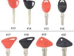 Chiave telecomando per Yamaha - BMW - Suzuki - Honda - Kawasaki - Ducati - Aprilia - Part Replacement Motorcycle Key Uncut Blade For Yamaha For For BMW For Suzuki For Honda For 3
