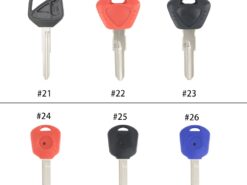 Chiave telecomando per Yamaha - BMW - Suzuki - Honda - Kawasaki - Ducati - Aprilia - Part Replacement Motorcycle Key Uncut Blade For Yamaha For For BMW For Suzuki For Honda For 4