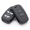Cover chiave telecomando in silicone per Audi A2 A3 A4 S3 S4 RS4 A6 Allroad S6 A8 S8 TT - Per Audi A2 A3 A4 S3 S4 RS4 A6 Allroad S6 A8 S8 TT silicone chiave