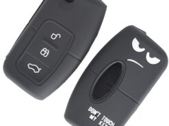 Cover chiave telecomando in silicone per Ford Focus Fiesta Mondeo Focus Kuga s-max c-max - Per Ford Focus Fiesta Mondeo Focus Kuga s max c max Galaxy Silicone 3 pulsanti Car 3