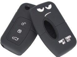 Cover chiave telecomando in silicone per Ford Focus Fiesta Mondeo Focus Kuga s-max c-max - Per Ford Focus Fiesta Mondeo Focus Kuga s max c max Galaxy Silicone 3 pulsanti Car 4