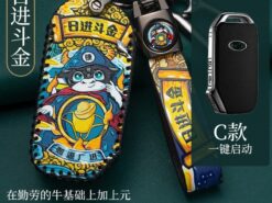 Cover chiave telecomando per KIA Sportage Ceed Sorento GT Stinger Forte Cerato 2018 2019 - Per KIA Sportage Ceed Sorento GT Stinger Forte Cerato 2018 2019 custodia in pelle per auto 2