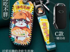 Cover chiave telecomando per KIA Sportage Ceed Sorento GT Stinger Forte Cerato 2018 2019 - Per KIA Sportage Ceed Sorento GT Stinger Forte Cerato 2018 2019 custodia in pelle per auto 3