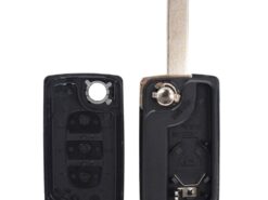 Cover chiave telecomando per Peugeot 207 307 308 3008 5008 807 - Per Peugeot 207 307 308 3008 5008 807 Partner esperto 3 pulsanti VA2 lama CE0536 chiave 5