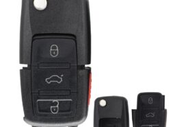 Cover chiave telecomando per Volkswagen/VW Jetta Passat Beetle Golf - Per Volkswagen VW Jetta Passat Beetle Golf 4 pulsanti Car Remote Keyless Key Case Shell Fob 1