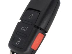 Cover chiave telecomando per Volkswagen/VW Jetta Passat Beetle Golf - Per Volkswagen VW Jetta Passat Beetle Golf 4 pulsanti Car Remote Keyless Key Case Shell Fob 3