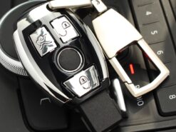 Cover chiave telecomando per Mercedes Benz classe A B R G GLK GLA GLC GLR W204 W210 W176 W202 W463 - Portachiavi con guscio portachiavi con telecomando per auto ABS per Mercedes Benz classe A B R 2