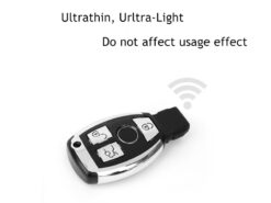 Cover chiave telecomando per Mercedes Benz classe A B R G GLK GLA GLC GLR W204 W210 W176 W202 W463 - Portachiavi con guscio portachiavi con telecomando per auto ABS per Mercedes Benz classe A B R 4