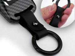 Cover chiave telecomando per BMW X1 2 3 5 7 serie F10 F11 F12 F18 F20 F21 F30 F31 F34 F35 F80 5 Cover chiave telecomando per BMW X1 2 3 5 7 serie F10 F11 F12 F18 F20 F21 F30 F31 F34 F35 F80 - Portachiavi con telecomando in ABS in fibra di carbonio per BMW X1 2 3 5 7 3