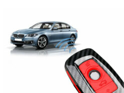 Cover chiave telecomando per BMW X1 2 3 5 7 serie F10 F11 F12 F18 F20 F21 F30 F31 F34 F35 F80 6 Cover chiave telecomando per BMW X1 2 3 5 7 serie F10 F11 F12 F18 F20 F21 F30 F31 F34 F35 F80 - Portachiavi con telecomando in ABS in fibra di carbonio per BMW X1 2 3 5 7 4