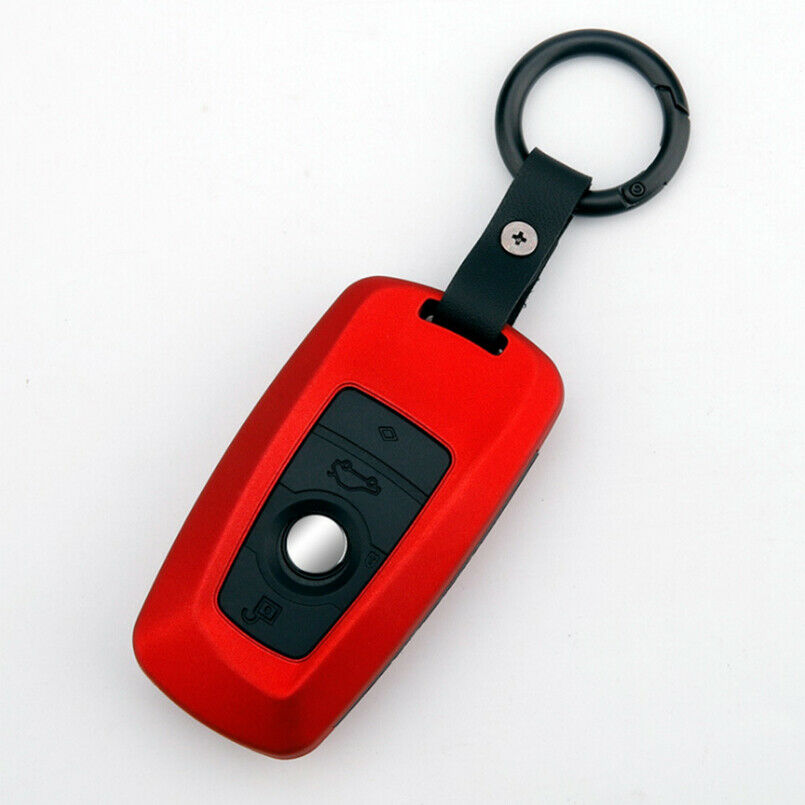 Portachiavi-con-telecomando-in-ABS-in-fibra-di-carbonio-per-BMW-X1-2-3-5-7 Cover chiave telecomando per BMW X1 2 3 5 7 serie F10 F11 F12 F18 F20 F21 F30 F31 F34 F35 F80 - Portachiavi con telecomando in ABS in fibra di carbonio per BMW X1 2 3 5 7