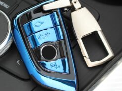 Cover chiave telecomando per BMW 2 3 5 7 serie 6GT X1 X3 X5 X6 F45 F46 G20 G30 G32 G11 G12 F48 G01 F15 F85 F16 F86 - Portachiavi in ABS per portachiavi per BMW 2 3 5 7 serie 6GT X1 X3 X5 3
