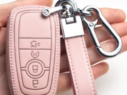 Cover chiave telecomando per Ford Focus Edge Explorer 5 Mondeo Mk4 Escort Trurus TITANIUM Mustang Ranger - Portachiavi in pelle per Ford Focus Edge Explorer 5 Mondeo Mk4 Escort Trurus TITANIUM Mustang Ranger 3