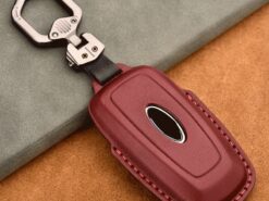 Cover chiave telecomando per Ford Fusion Mondeo Mustang Explorer Edge EcoSport per Lincoln Mondeo MKC MKZ MKX - Portachiavi in pelle per Ford Fusion Mondeo Mustang Explorer Edge EcoSport per Lincoln Mondeo MKC MKZ 3