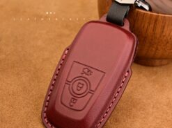 Cover chiave telecomando per Ford Fusion Mondeo Mustang Explorer Edge EcoSport per Lincoln Mondeo MKC MKZ MKX - Portachiavi in pelle per Ford Fusion Mondeo Mustang Explorer Edge EcoSport per Lincoln Mondeo MKC MKZ 5
