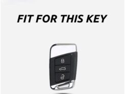 Cover chiave telecomando per Volkswagen VW MAGOTAN Tiguan MK2 2017 2018 2016 Passat B7 B8 CC per Skoda Superb A7 - Portachiavi in pelle per auto Cover Shell per Volkswagen VW MAGOTAN Tiguan MK2 2017 2018 2016 5
