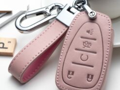 Cover chiave telecomando per CHEVROLET Cruze Spark Camaro Volt Bolt Trax Malibu Captiva Equinox Trax Tracker AVEO Lova - Portachiavi in pelle per auto portachiavi per CHEVROLET Cruze Spark Camaro Volt Bolt Trax Malibu Captiva 4