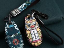 Cover chiave telecomando per Suzuki Vitara Swift Ignis Kizashi SX4 Baleno Ertiga 2016 2017 2018 - Portachiavi in pelle per auto portachiavi per Suzuki Vitara Swift Ignis Kizashi SX4 Baleno Ertiga 2016 3