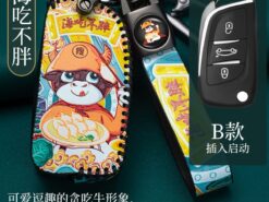 Cover chiave telecomando per Peugeot 307/308/408 Sega triumph C5 - Portachiavi in pelle per auto portachiavi telecomando intelligente per Peugeot 307 308 408 Sega triumph C5 2