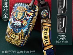 Cover chiave telecomando per Toyota Corolla Altis Auris Aygo Yaris Camry RAV4 TC IM 6 Cover chiave telecomando per Toyota Corolla Altis Auris Aygo Yaris Camry RAV4 TC IM - Portachiavi in pelle per telecomando per auto portachiavi per Toyota Corolla Altis Auris Aygo Yaris Camry 3