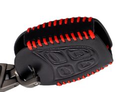 Cover chiave telecomando in silicone per Saab 9-3 93 2003-2009 6 Cover chiave telecomando in silicone per Saab 9-3 93 2003-2009 - Portachiavi in vera pelle a 4 pulsanti per portachiavi per Saab 9 3 93 2003 2009 4