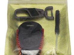 Cover chiave telecomando in silicone per Saab 9-3 93 2003-2009 7 Cover chiave telecomando in silicone per Saab 9-3 93 2003-2009 - Portachiavi in vera pelle a 4 pulsanti per portachiavi per Saab 9 3 93 2003 2009 5