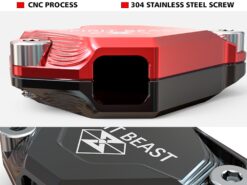 Cover chiave telecomando per SUZUKI Yamaha - SPIRIT BEAST Motorcycle Key Cover Case Shell Scooter Accessories CNC Aluminum for SUZUKI Yamaha 4